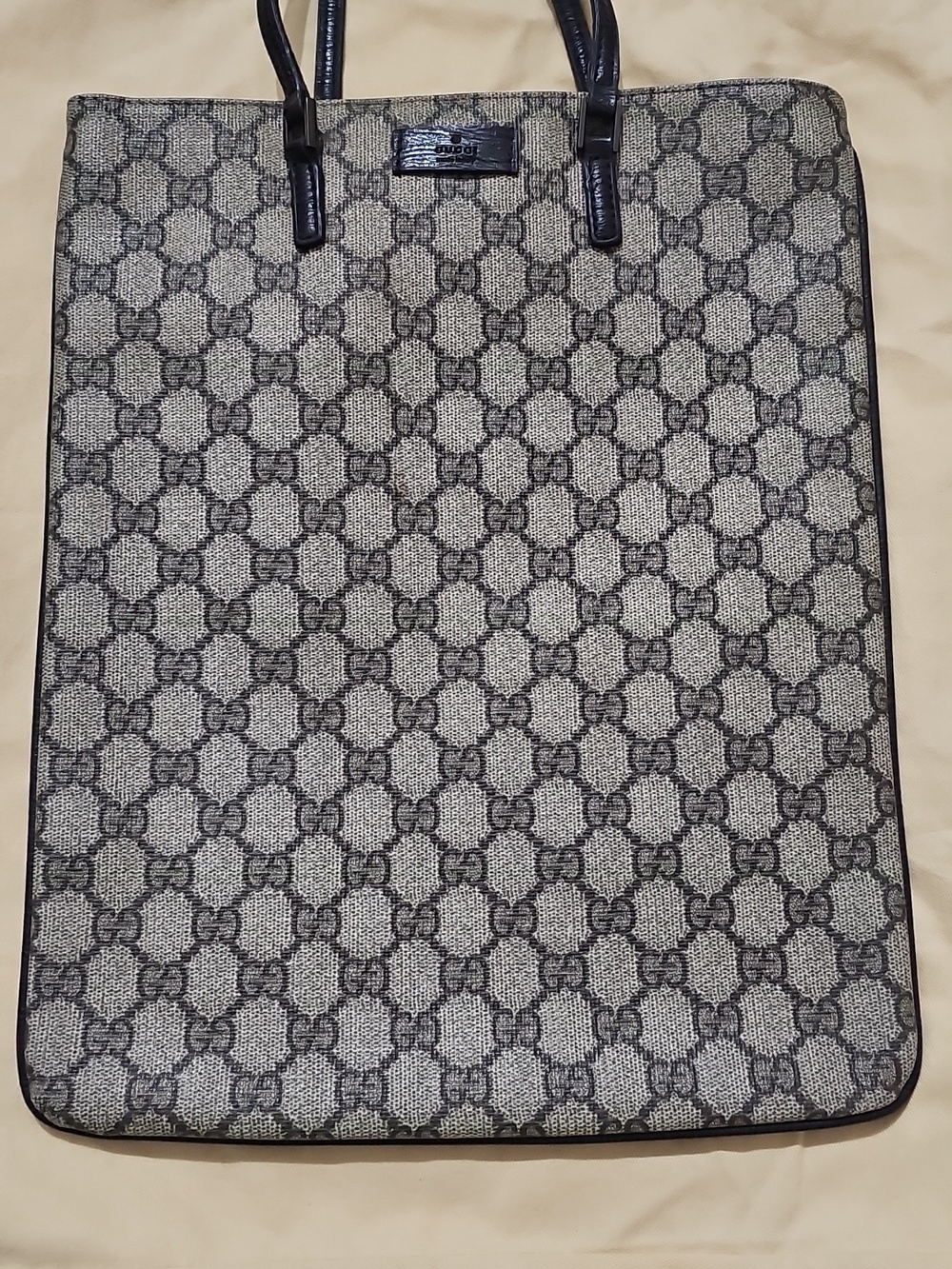 Gucci GG Plus Monogram Flat Vertical Pre-owned